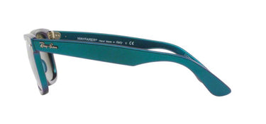 Ray-Ban Wayfarer RB2140 611330 Mettallic Azure