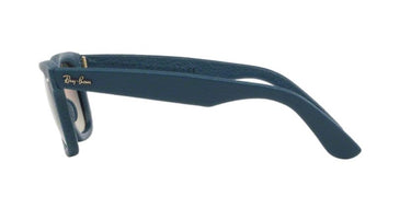 Ray-Ban Wayfarer Leather RB2140QM 116871 Used Leather Blue