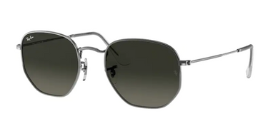 Ray-Ban Hexagonal Flat Lenses RB3548N 004/71 Gunmetal