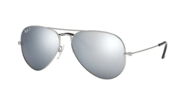 Ray-Ban Aviator RB3025 019/W3 Matte Silver