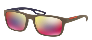 Prada Sport Zonnebril PS 03RS UR49Q1 Brown Rubber