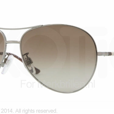 Burberry Zonnebril BE3056 Gunmetal-Bruin