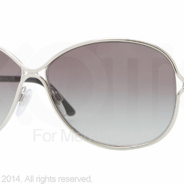Burberry Zonnebril BE3066 Zilver mat blauw