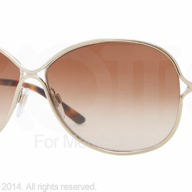 Burberry Zonnebril BE3066 Goud-Bruin