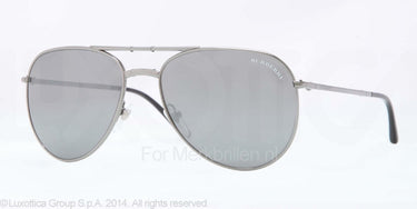 Burberry Zonnebril BE3071 Gunmetal gray silver mirror