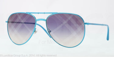 Burberry Zonnebril BE3071 Blue blue grad mirror silver violet