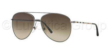 Burberry zonnebril BE3072 Gunmetal