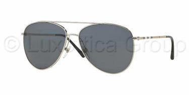 Burberry zonnebril BE3072 100581 Zilver gepolariseerd