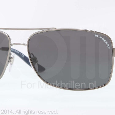 Burberry Zonnebril BE3074 Brushed gunmetal gray