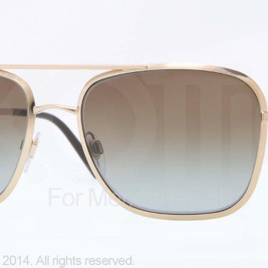 Burberry Zonnebril BE3075 Gold polar gepolariseerd