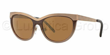 Burberry zonnebril BE3076Q Bruin-goud gradient