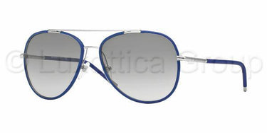 Burberry zonnebril BE3078J Zilver mat-blauw
