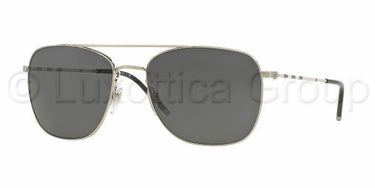 Burberry zonnebril BE3079 Brushed zilver