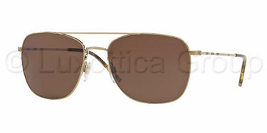 Burberry zonnebril BE3079 Brushed licht goud