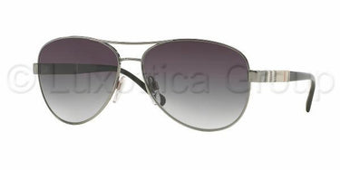 Burberry zonnebril BE3080 Gunmetal