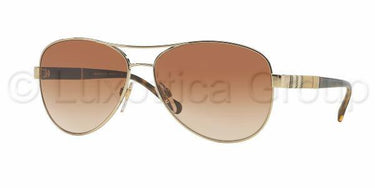 Burberry zonnebril BE3080 Licht goud