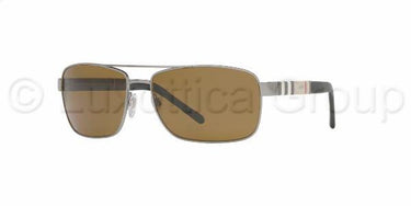 Burberry zonnebril BE3081 Gunmetal gepolariseerd