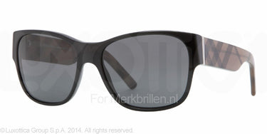 Burberry Zonnebril BE4104M Zwart-Grijs