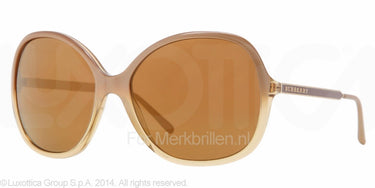 Burberry Zonnebril BE4126 Hazelnoot-Geel