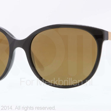Burberry Zonnebril BE4146 Black brown mirror gold gradient