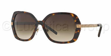 Burberry zonnebril BE4153Q Donker havana