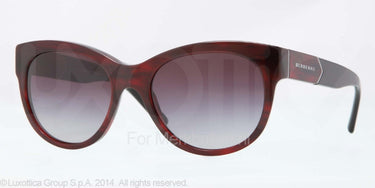 Burberry Zonnebril BE4156 Red havana gray gradient