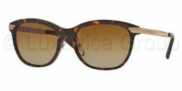 Burberry zonnebril BE4169Q Donker havana gepolariseerd