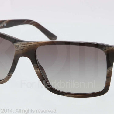 Bvlgari Zonnebril BV7015 Green/brown horn gray gradient