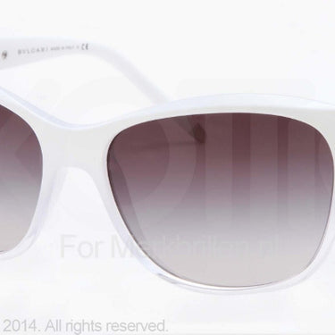 Bvlgari Zonnebril BV8104 White gradient transp gray gradient