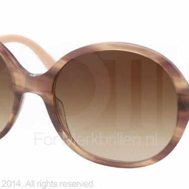 BvlgariZonnebril BV8108B Striped brown brown gradient
