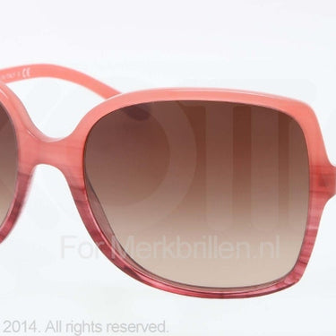 Bvlgari Zonnebril BV8120B Red striped transparent brown gradient