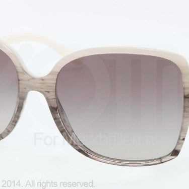 Bvlgari Zonnebril BV8120B White/gray striped trasn gray gradient
