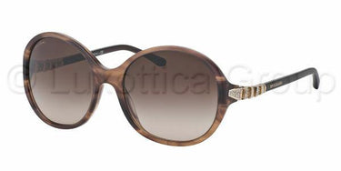 Bvlgari zonnebril BV8140B Bruin gestreept