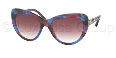 Bvlgari zonnebril BV8143B Blauw/Rood fantasie