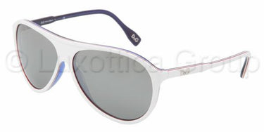 D&G zonnebril DD3075 Wit rood blauw