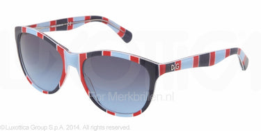 D&G Zonnebril DD3091 Stripes azure red blue blue gradient