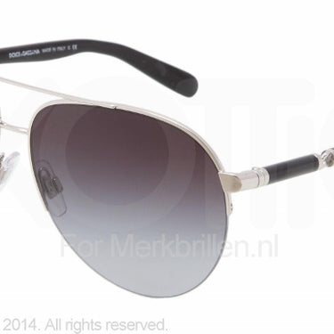 Dolce & Gabbana Zonnebril DG2115 Zilver-Grijs
