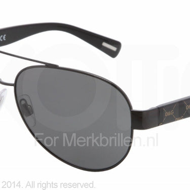 Dolce & Gabbana Zonnebril DG2118P Zwart-Grijs