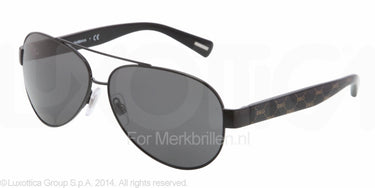 Dolce & Gabbana Zonnebril DG2118P Zwart-Grijs