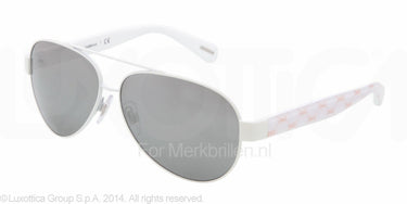 Dolce & Gabbana Zonnebril DG2118P Wit-Zilver