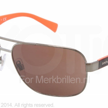 Dolce & Gabbana Zonnebril DG2120P Gunmetal-Bruin
