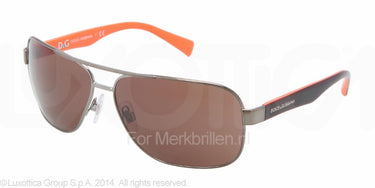 Dolce & Gabbana Zonnebril DG2120P Gunmetal-Bruin