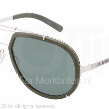 Dolce & Gabbana Zonnebril DG2132 Silver polar green