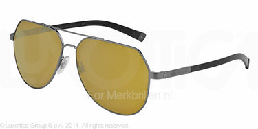Dolce & Gabbana Zonnebril DG2133 Gunmetal sand/shiny brown