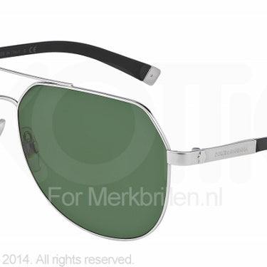Dolce & Gabbana Zonnebril DG2133 Silver sand/shiny gray green