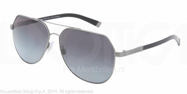 Dolce & Gabbana Zonnebril DG2133 Sand gunmetal/shiny polar grey gradient