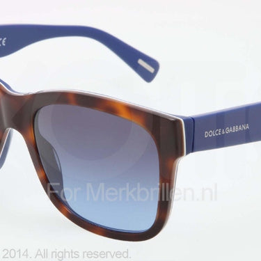 Dolce & Gabbana Zonnebril DG4158P Havana, blauw-Grijs