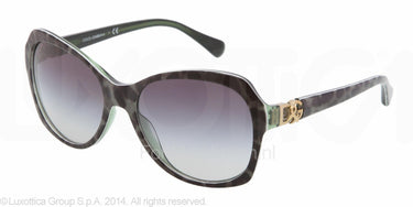 Dolce & Gabbana Zonnebril DG4163P Luipaard, groen-Grijs
