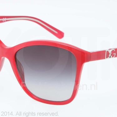 Dolce & Gabbana Zonnebril DG4170P Top crystal on pearl red grey gradient