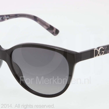 Dolce & Gabbana Zonnebril DG4171P Black polar gray gradient